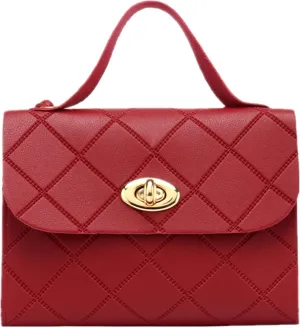 Elegant Women's Bag Chain Underarm Shoulder Crossbody - Small Square Mini Leather Handbags with Travel