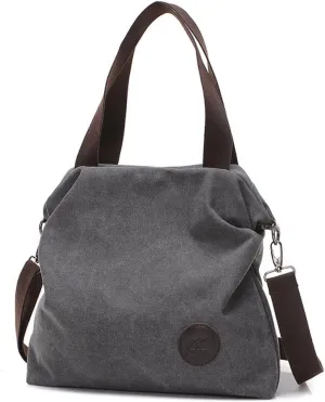 ELEOPTION® Women's Simple Style Vintage Canvas Handbag Shoulder Bag Totes Shopper Hobo Bag For Women Girls Students