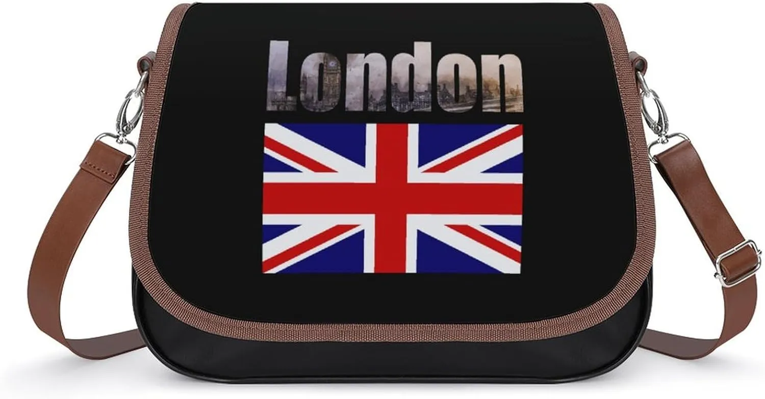 England London Big Ben Trendy Crossbody Bags Purses for Women Casual Shoulder Handbags with Adjustable Wide Strap