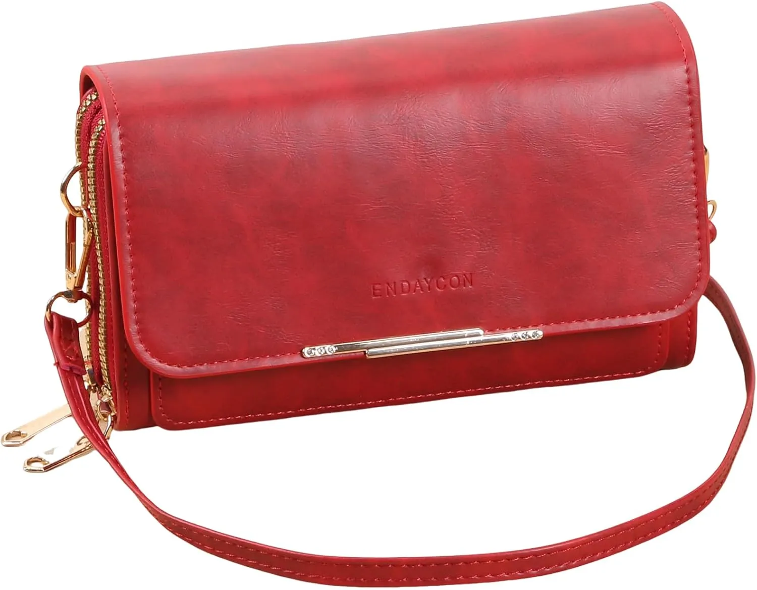 ENOPINK Small Crossbody Bags for Women PU Leather Shoulder Bags Trendy Flap Handbags Purses