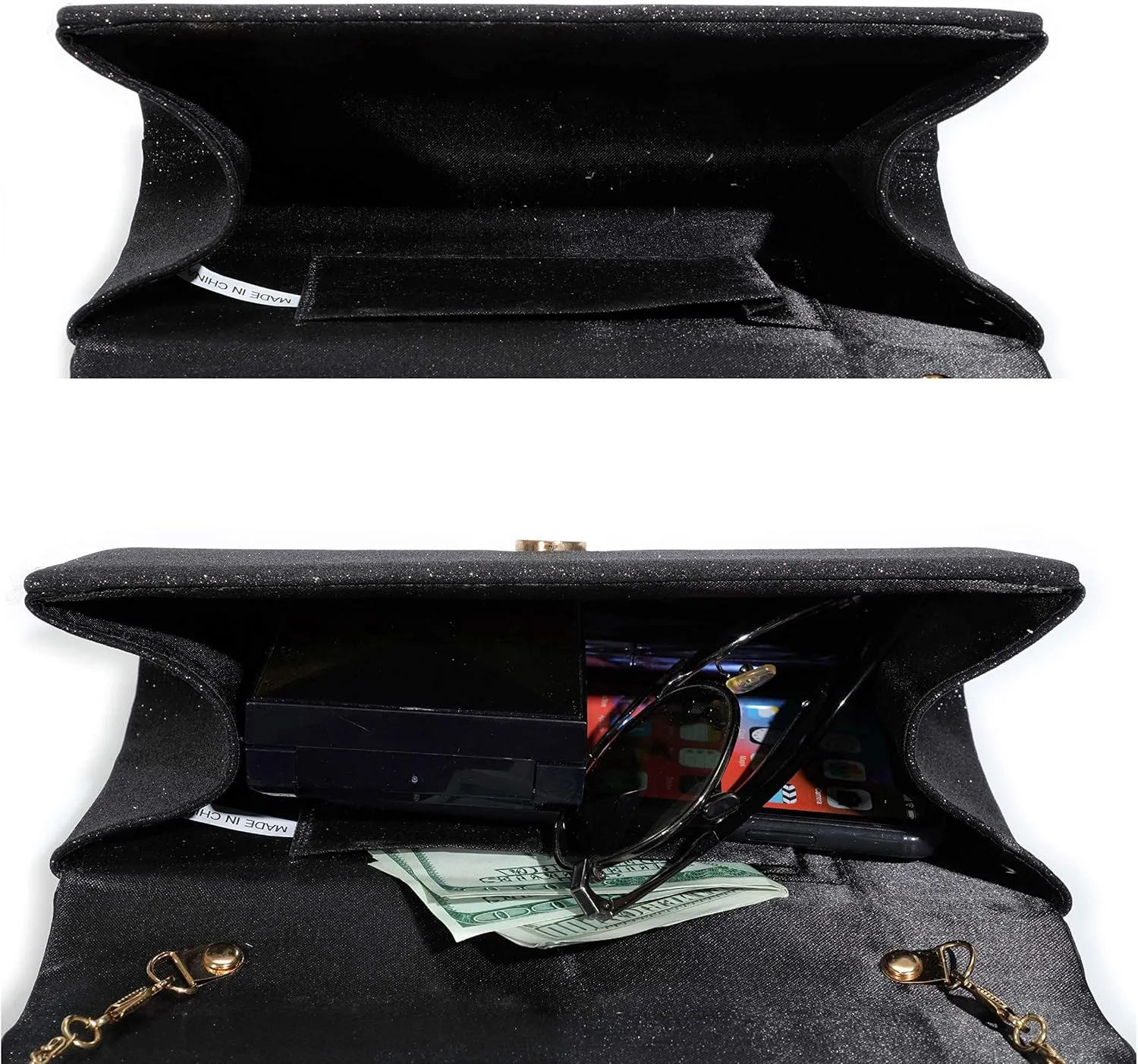 Evening Bag Clutch Purses for Women, Ladies Sparkling Party Handbag Wedding Bag Purse
