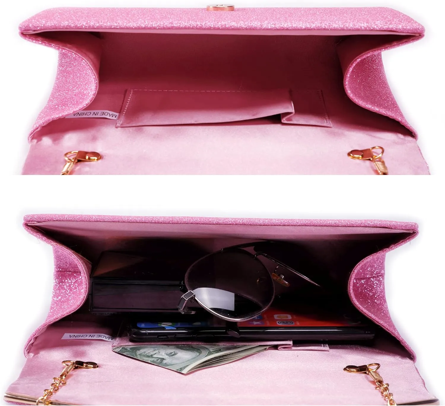Evening Bag Clutch Purses for Women, Ladies Sparkling Party Handbag Wedding Bag Purse
