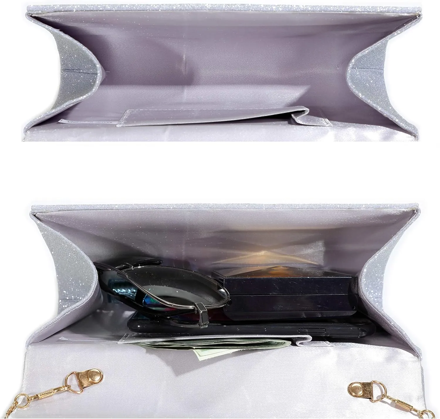 Evening Bag Clutch Purses for Women, Ladies Sparkling Party Handbag Wedding Bag Purse