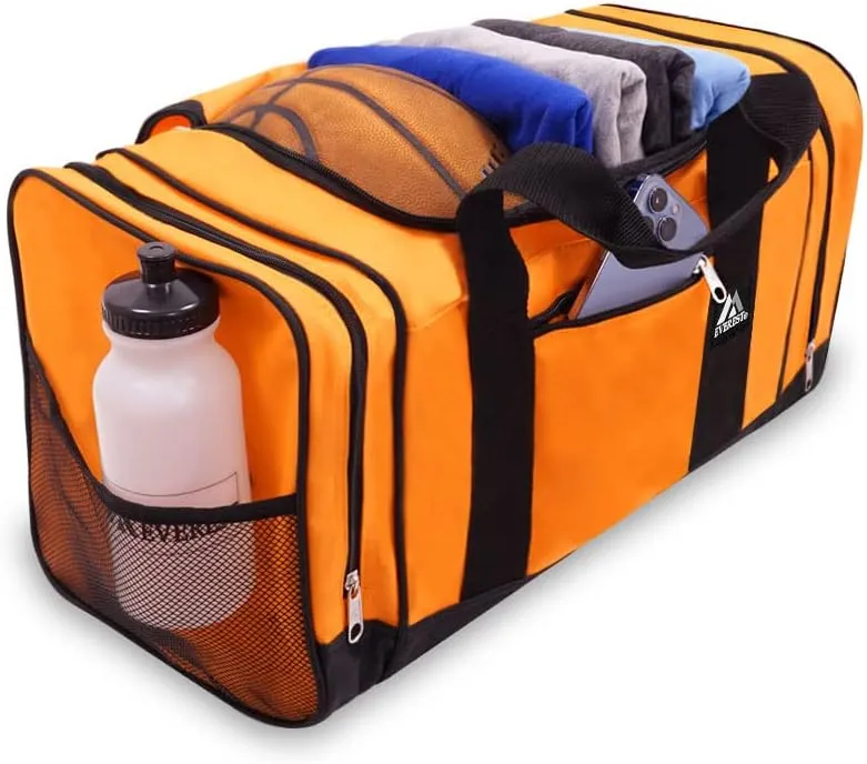 Everest Luggage Sporty Gear Bag - Large, Black, Black, One Size