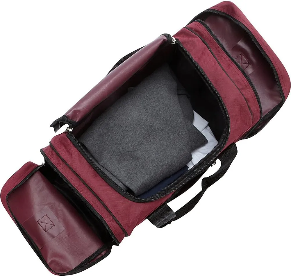 Everest Luggage Sporty Gear Bag, Navy/Black, Navy/Black, One Size,020-NY/BK
