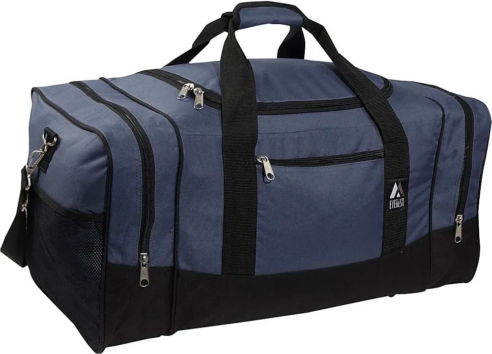 Everest Luggage Sporty Gear Bag, Navy/Black, Navy/Black, One Size,020-NY/BK