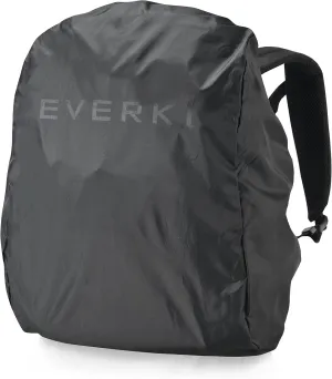 EVERKI Travel Backpack Rain Cover - Black Outdoor Back Pack Raincover, Ideal Travelling Backpack Cover, Anti Slip Lightweight Raincover for Bagpacks, Bookbag Shield, Perfect Travel Bagpack Accessories