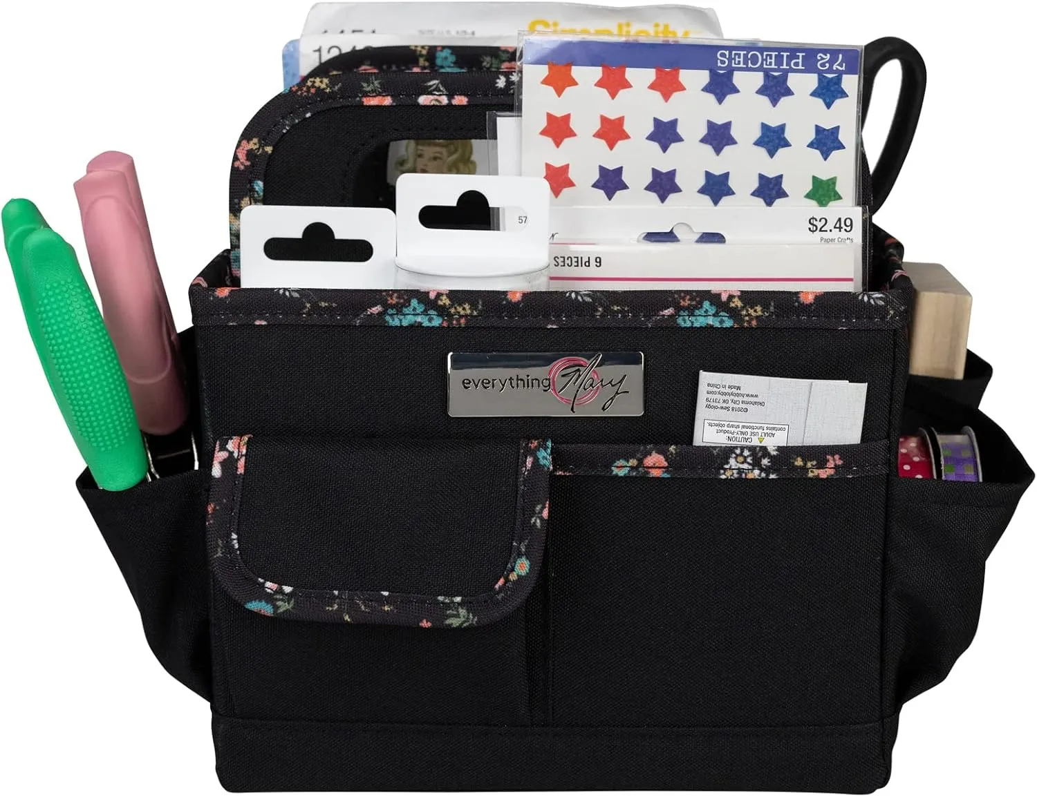 Everything Mary Store and Tote Desktop Caddy - Organizer for Crafts, Art Supplies, Office, School, and Home - Versatile Tote for Supplies and Everyday Storage