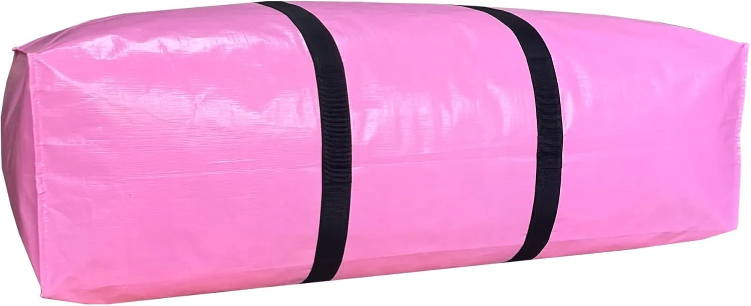 Extra Large Storage Bags, Jumbo Moving Tent Storage Bags, Waterproof Foldable Big Blue XL Duffle Bag for Travel, 38x23x11inch - 1PACK