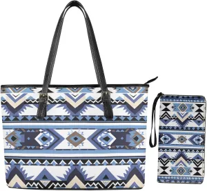 Fashion Purses and Wallets Set for Women 2 Piece Tote Bag Large Capacity Travel Totes