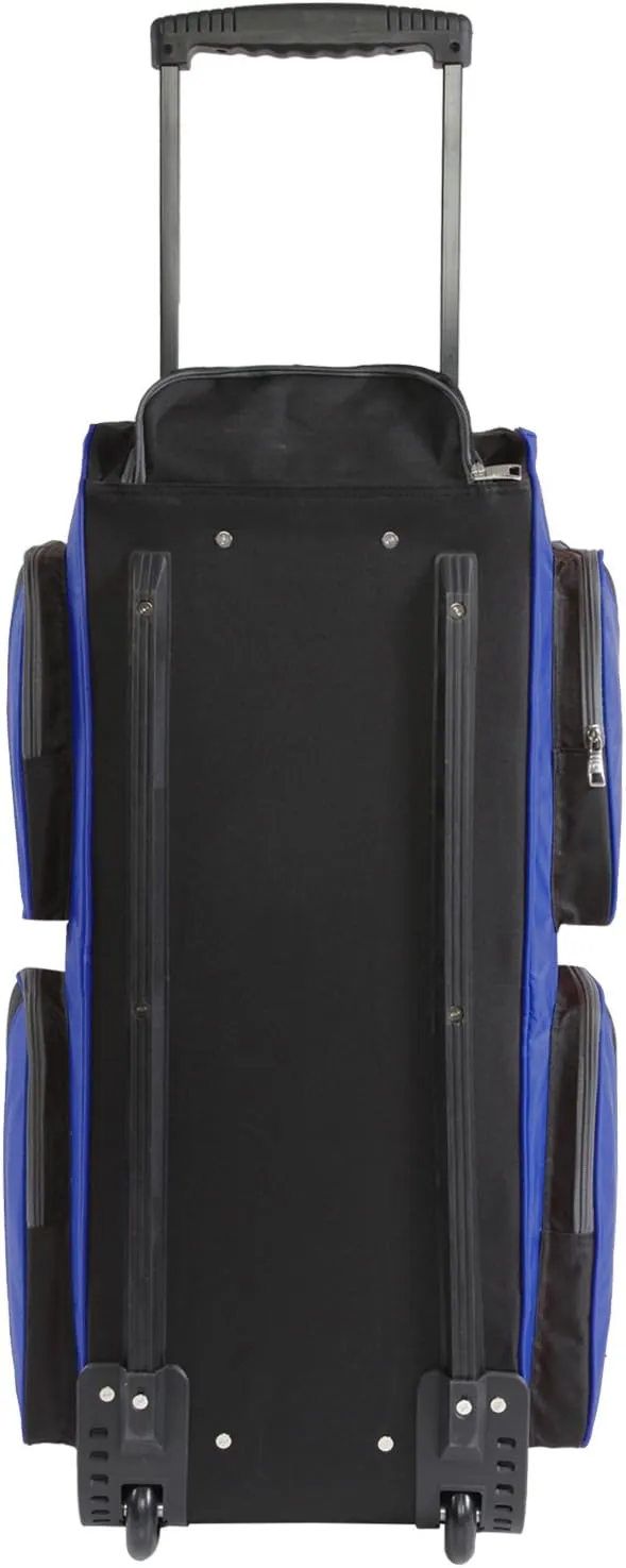 Fila 32" Large Lightweight Rolling Duffel Bag, Blue, One Size