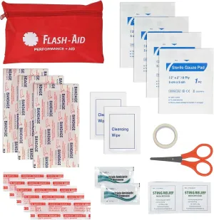 First Aid Kit – 4-Pack of Compact Travel IFAKs – Mini First Aid Kits for Emergency Preparedness, Events, Travel, Hiking, Camping, and Everyday Use – Portable and Lightweight