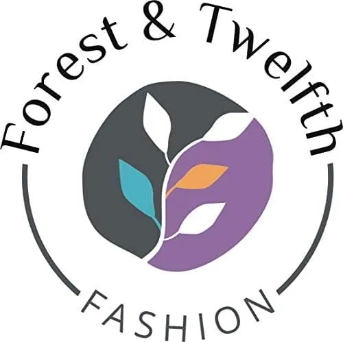 Forest & Twelfth Beach Bag XL Tote With Zipper, Perfect for Pool, Weekend Trip, Travel, Gym, Shopping, Grocery