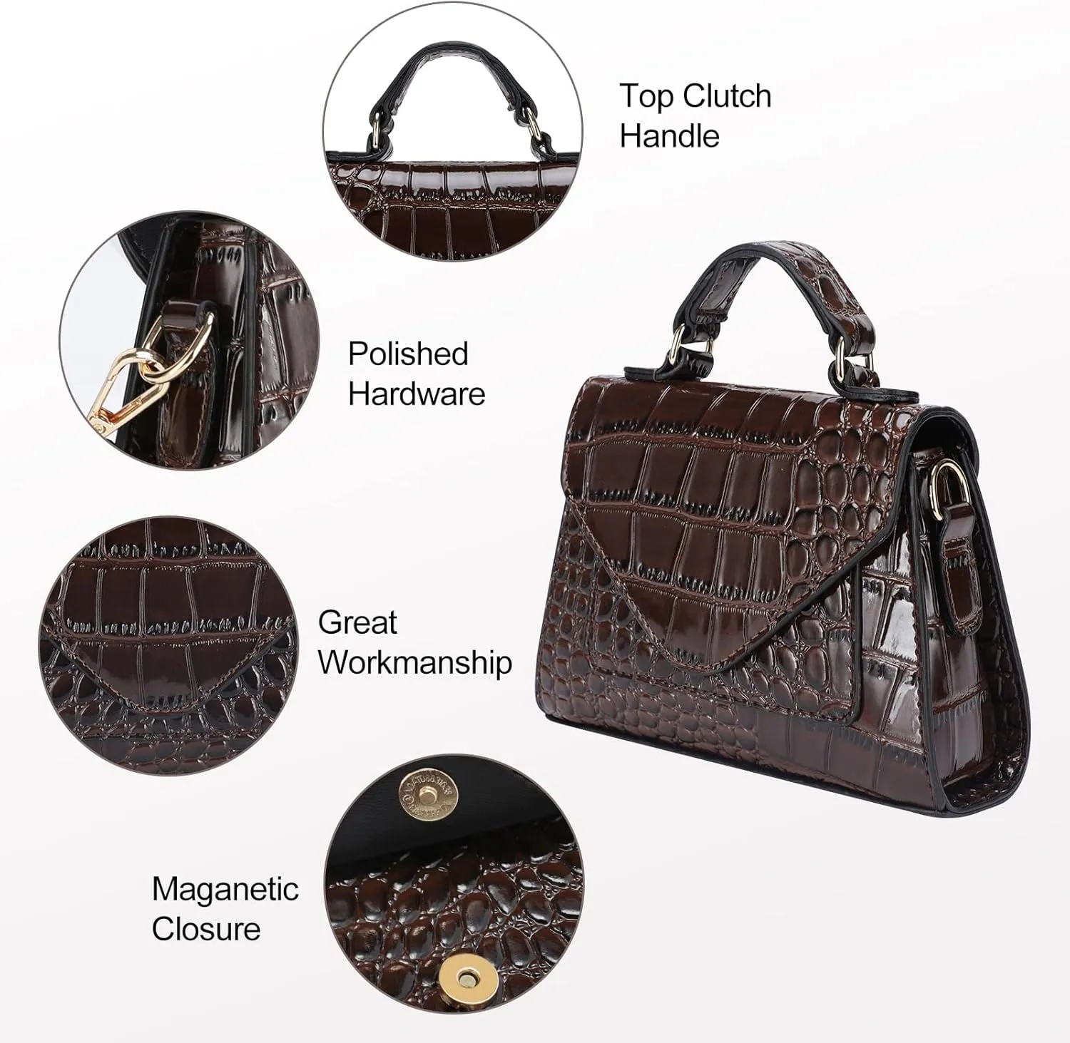 FRANSHION Handbags - Mini & Cute Small Crossbody Bags for Women, Trendy