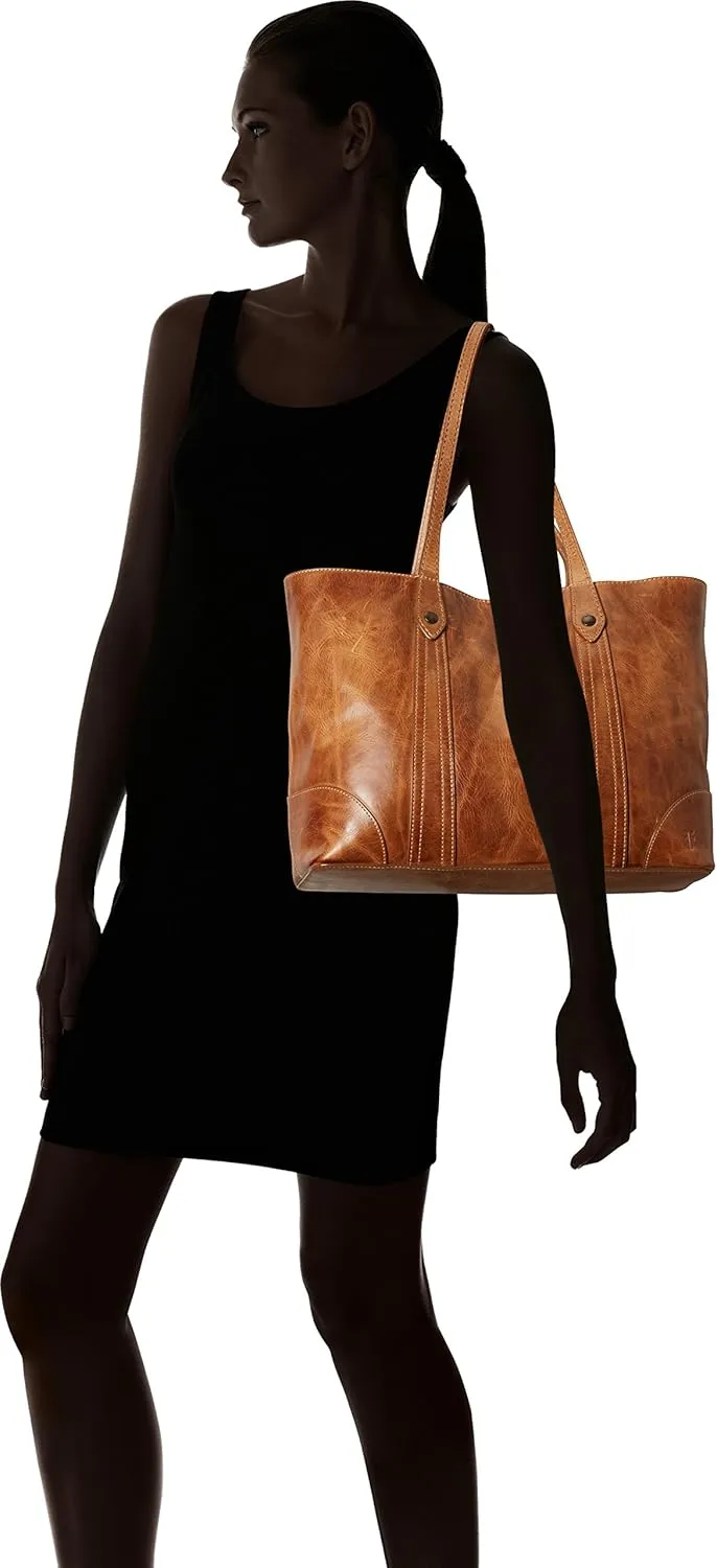 Frye Melissa Shopper Tote Bag, Stylist Large Handbag with Adjustable Strap & Pockets