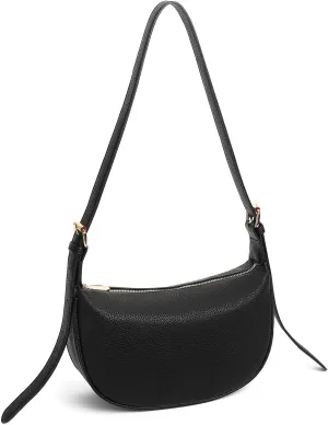 GAEKEAO Small Crescent Shoulder Bag for Women Crossbody Bags Trendy Purse Hobo Handbags with Adjustable Strap