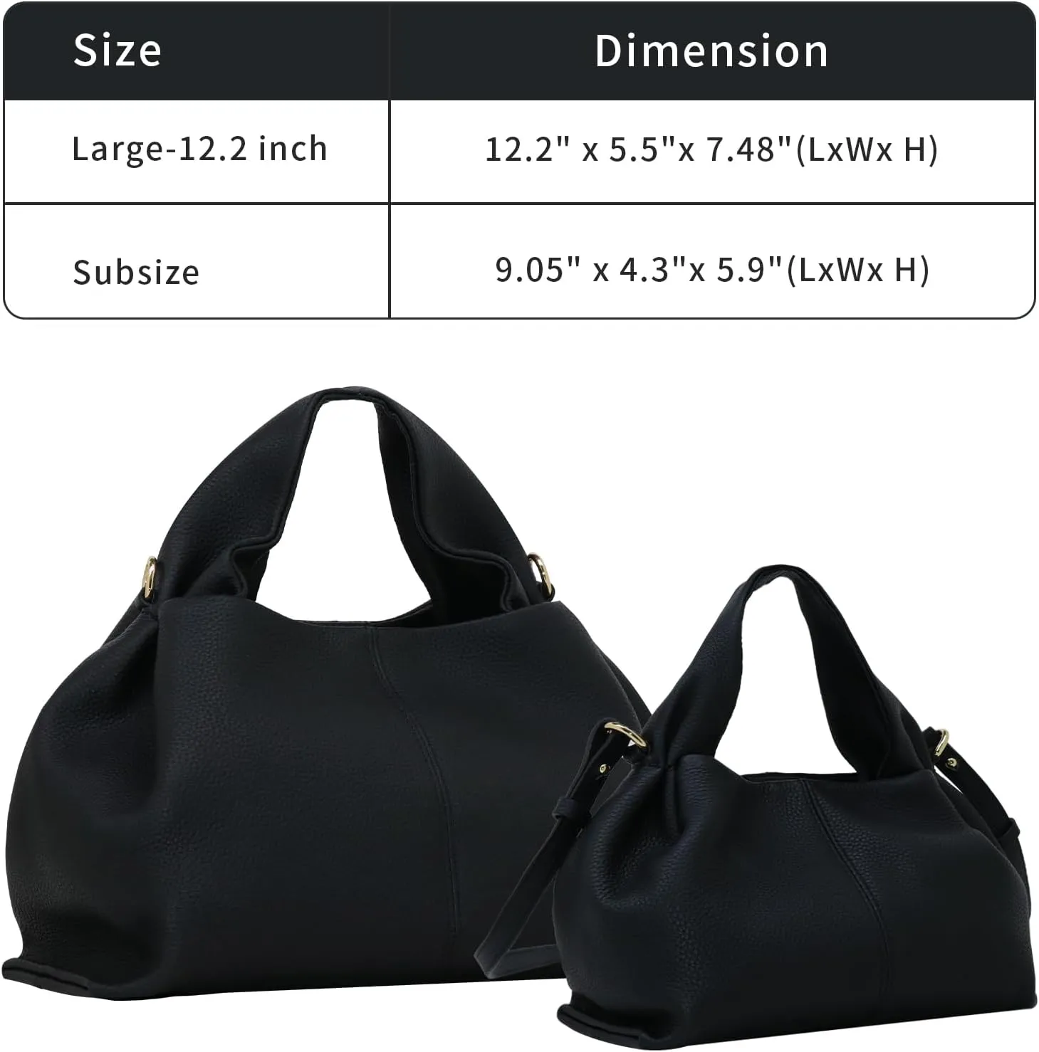 Genuine Leather Retro Shoulder Crossbody Bag for Women, Chic Dumpling Bag and Cute Cloud Handbag for Women