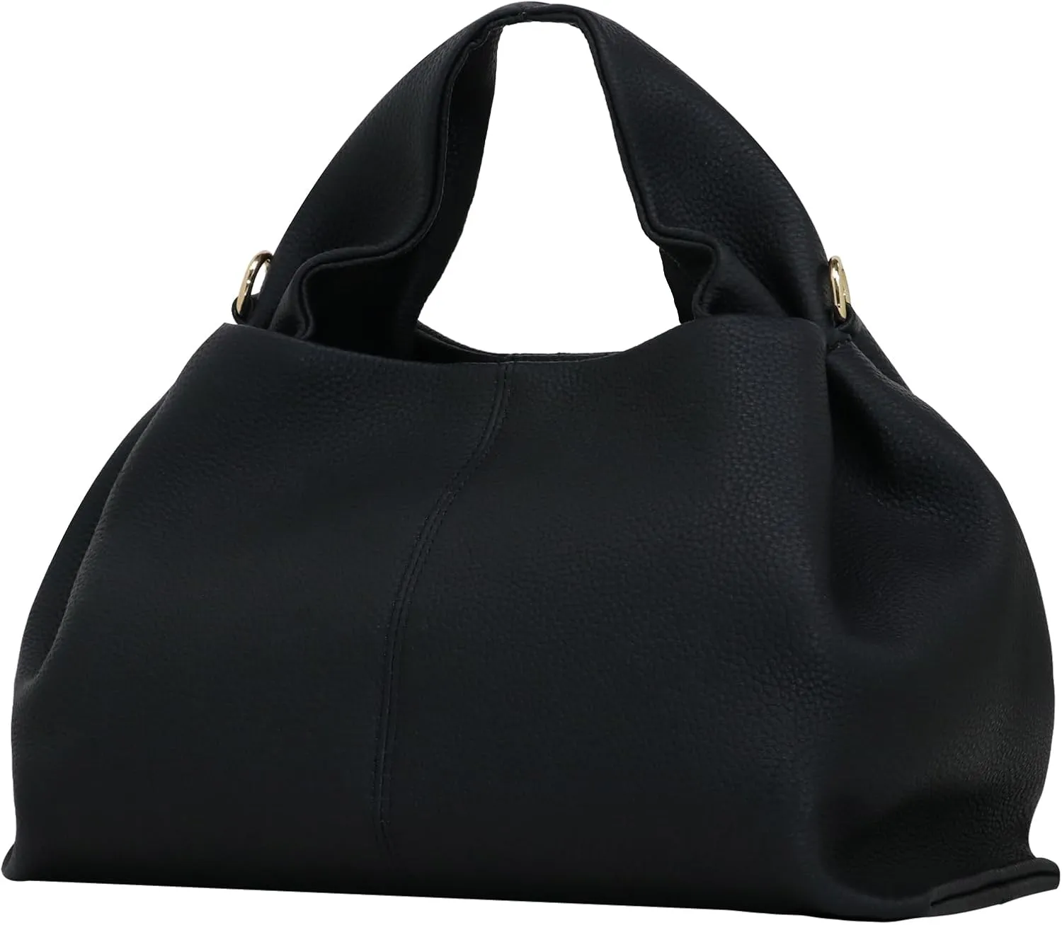 Genuine Leather Retro Shoulder Crossbody Bag for Women, Chic Dumpling Bag and Cute Cloud Handbag for Women