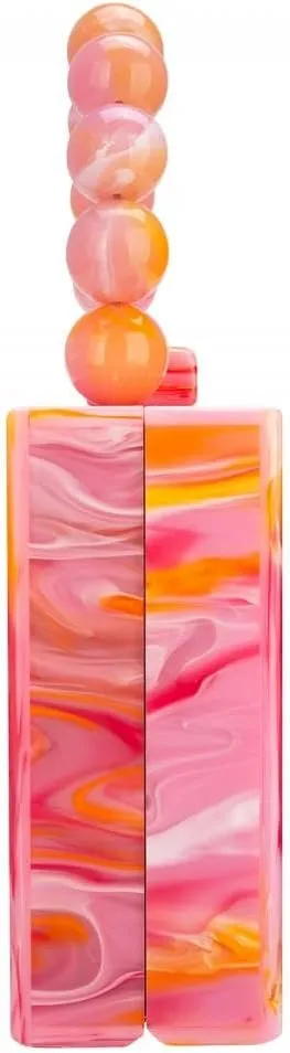 Gets Acrylic Clutch Purses for Women with Marbling Purses and Handbags Elegant Banquet Evening Crossbody Bag