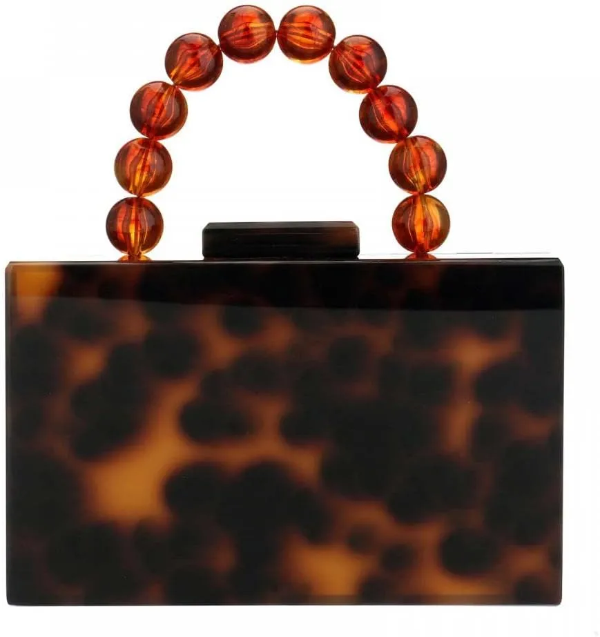 Gets Acrylic Clutch Purses for Women with Marbling Purses and Handbags Elegant Banquet Evening Crossbody Bag