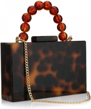 Gets Acrylic Clutch Purses for Women with Marbling Purses and Handbags Elegant Banquet Evening Crossbody Bag