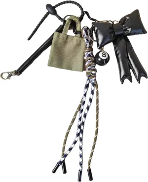 GGOOB Designer Rope Bag Charms for Handbag Purse Cute Keychain Y2k Hanging Ornament Aesthetic Preppy Stuff