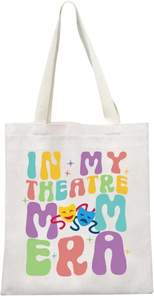 GJTIM Drama Mom gift In My Theatre Mom Era Tote Bag Comedy Tragedy Mask Theatre Drama Bag