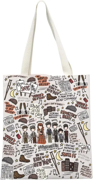 GJTIM Musical Inspired Gift Musical Theatre Gift Musical Tote Bag for Theatre Lover