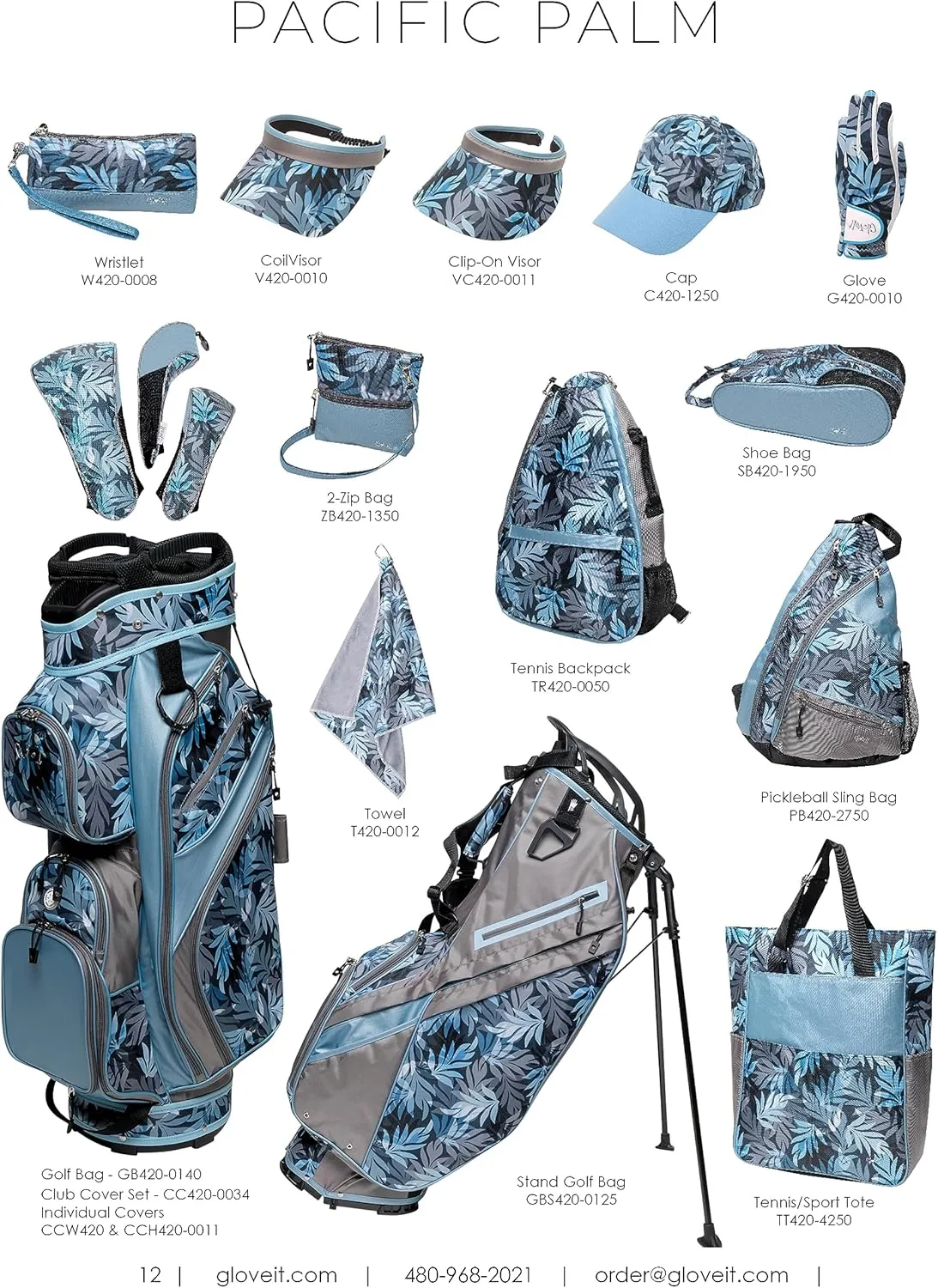 Glove It Tennis Tote Bag, Tennis Bag for Women, Ladies Sports Shoulder Bag, Large Tote with 6 Pockets, fits 2 Rackets.