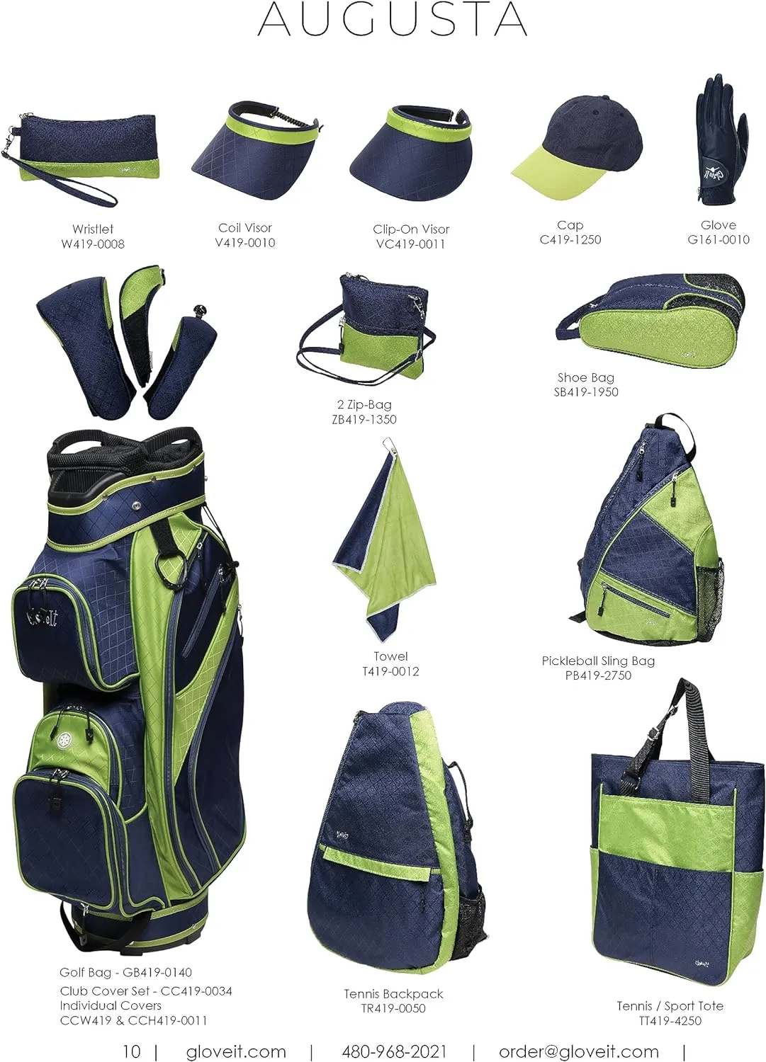 Glove It Tennis Tote Bag, Tennis Bag for Women, Ladies Sports Shoulder Bag, Large Tote with 6 Pockets, fits 2 Rackets.
