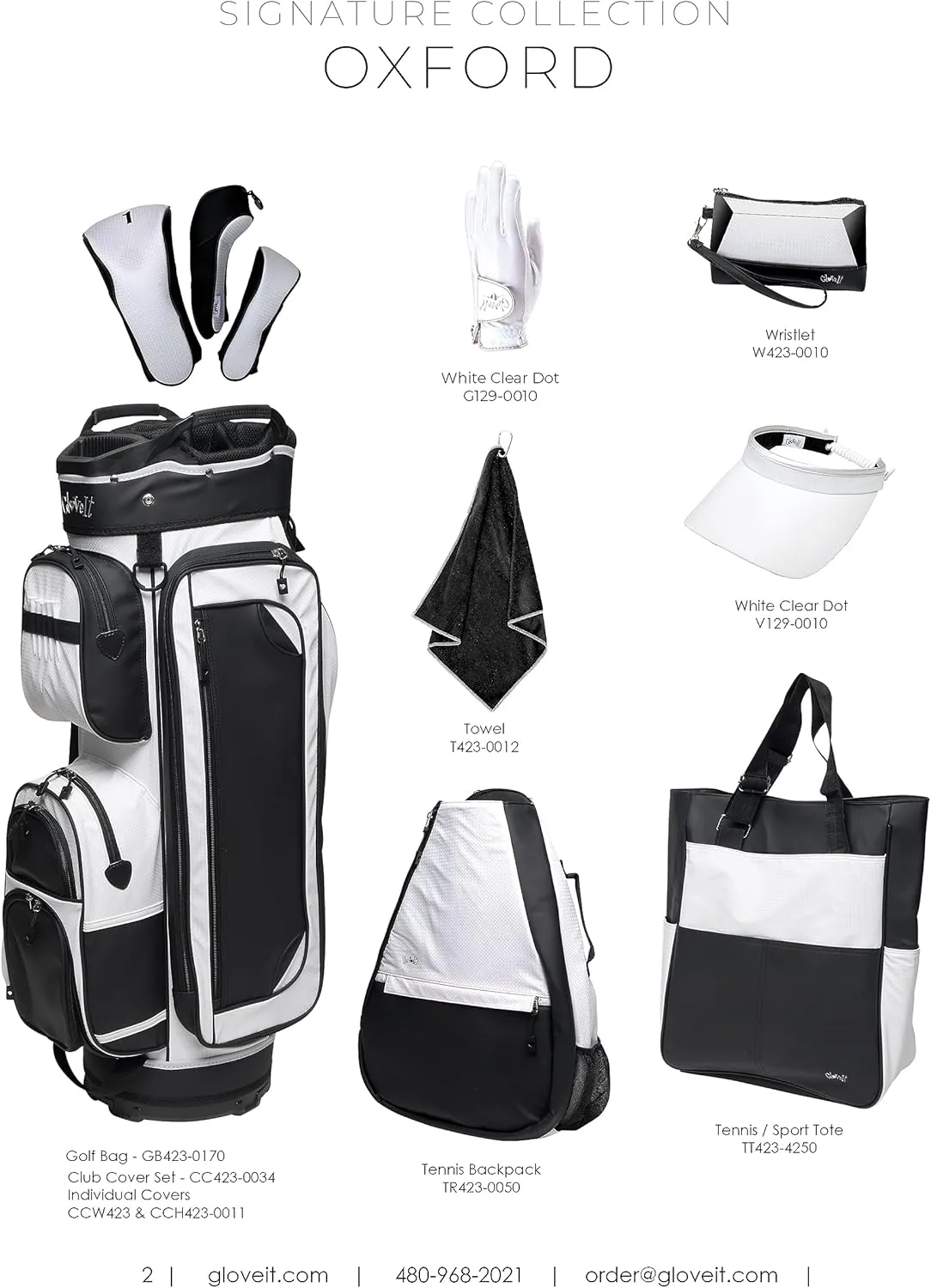 Glove It Tennis Tote Bag, Tennis Bag for Women, Ladies Sports Shoulder Bag, Large Tote with 6 Pockets, fits 2 Rackets.