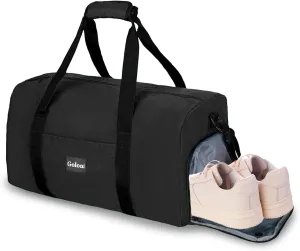 Goloni Cute Duffle Bag for Women, Gym Bag with Shoe Compartment, Lightweight Weekend Travel Duffel Bag,Overnight Bag with Wet Pocket