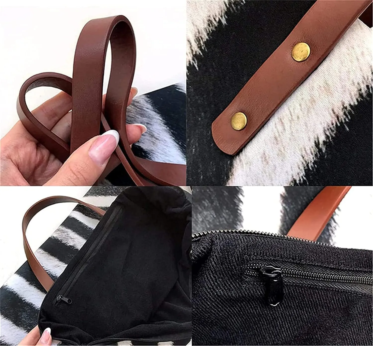 Handbags for Women Large Capacity Crossbody Totes with Wallet Clutch 2pcs Set