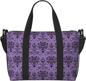 Haunted Mansion 1 Travel Bag for Women Men Weekender Bags Carry on Overnight Bag Tote Bag Yoga Gym Bag for Gym, Work, Weekend, Travel, Personal Items