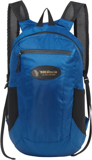 Hiking Daypacks for Women Waterproof Backpacks 15L Lightweight Packable Men Small Outdoor Sports Fan Multipurpose Travel Camping Bags Dark Blue