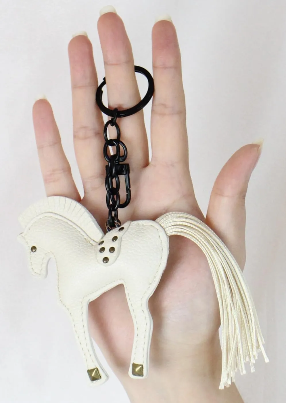 Horse Keychain, Hanging Charm Accessory for Purse, Bag and Backpacks Pony Key Chain for Women