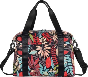 HUA ANGEL Travel Duffel Bag - Medium Size Weekend Overnight Tote Bag for Gym, Sports, Workout - Unisex Fitness Bag with Strap
