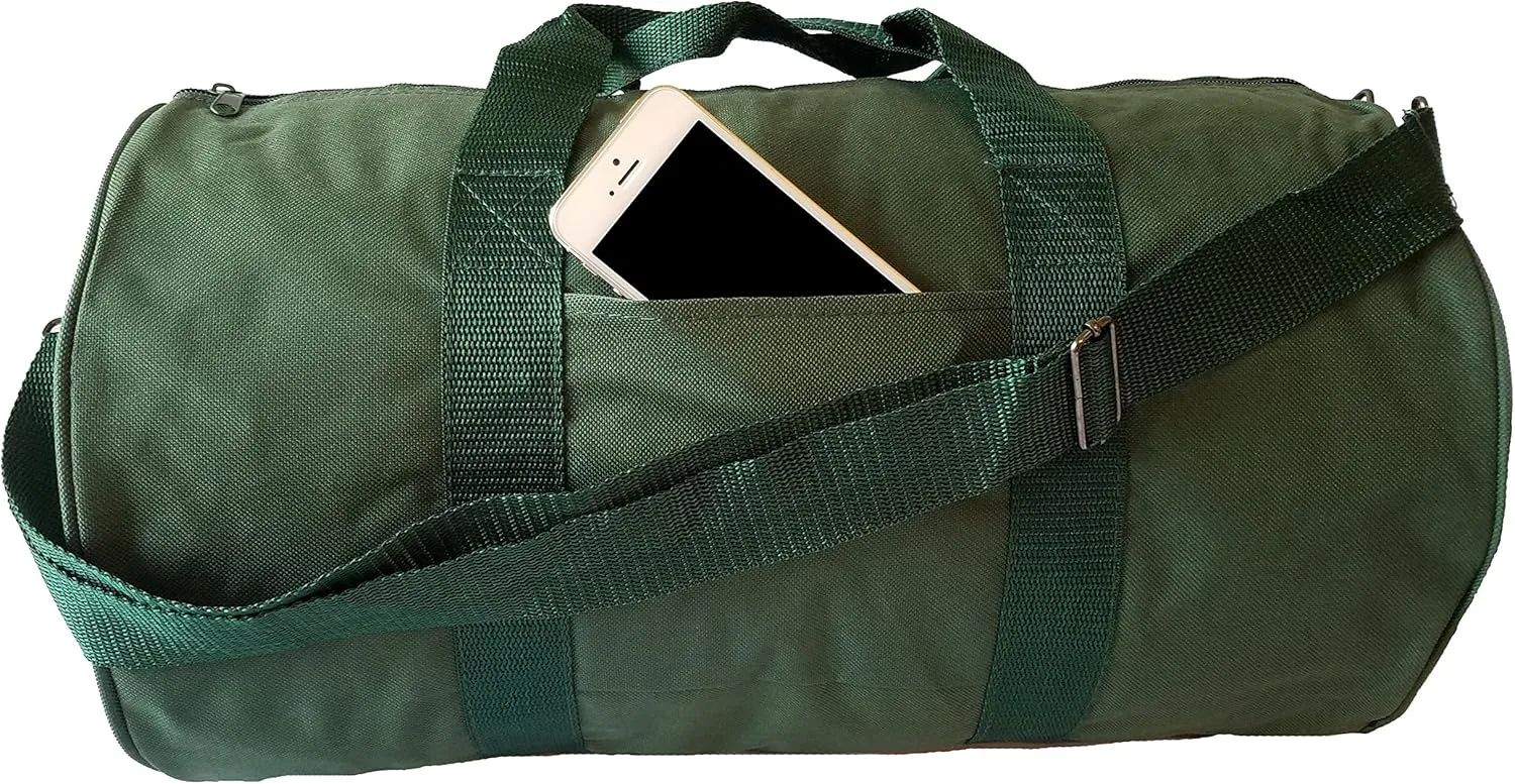 ImpecGear Round Duffel Team Sports Equipment Bags, Travel Gym Fitness Bag.