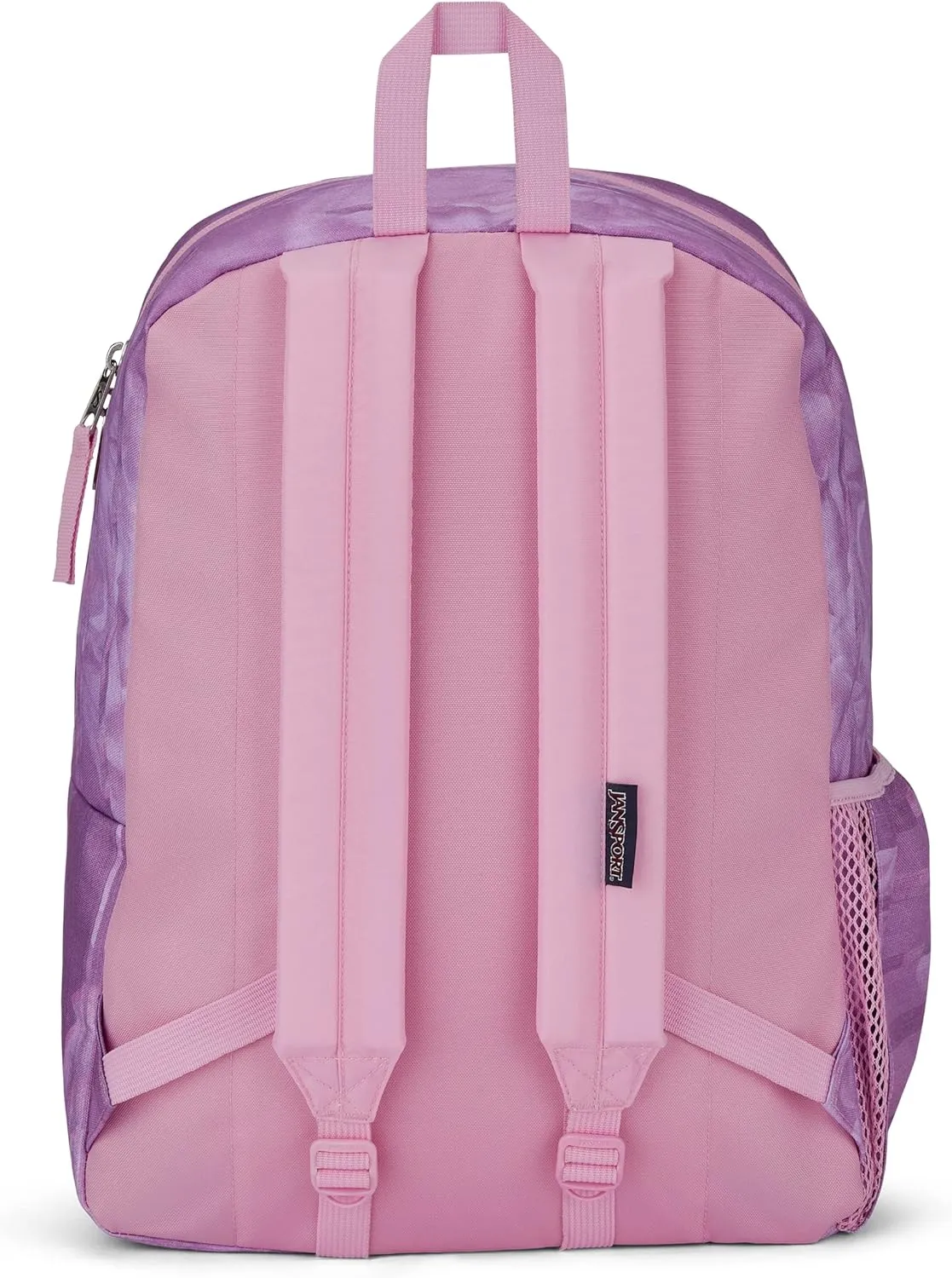 JanSport Cross Town Backpack 17" x 12.5" x 6" - Simple Bag for Everyone with 1 Main Compartment, Front Utility Pocket - Premium Class Accessories - Static Rose