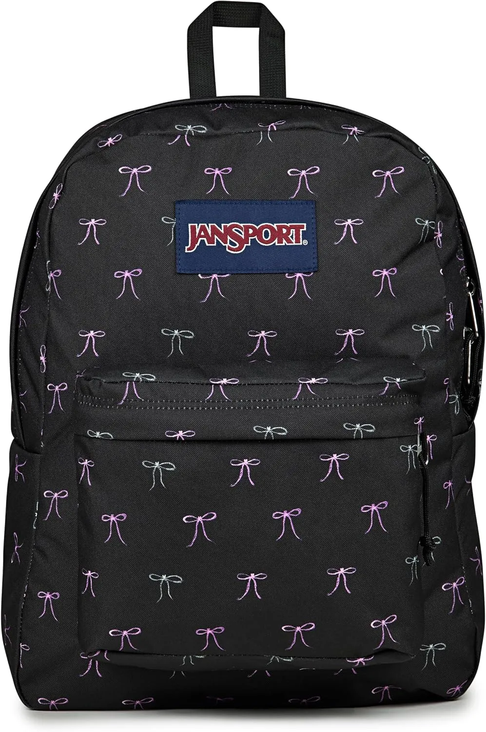 JanSport SuperBreak One Backpack - Durable, Lightweight Bookbag with 1 Main Compartment, Front Utility Pocket with Built-in Organizer - Premium Backpack, Bad Bows