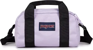 JanSport Weekender Mini Duffel - Travel or Gym Bag, Durable Weekender with Side Grab Handles - Pastel Lilac