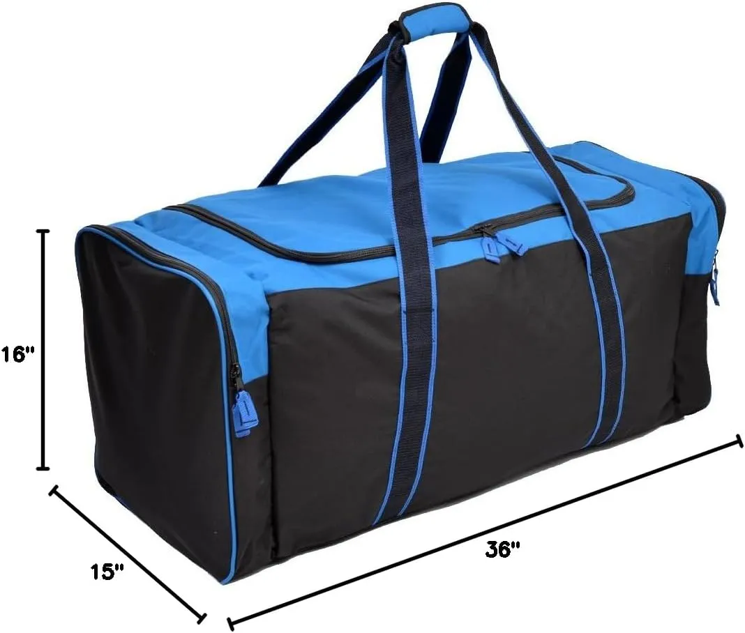 Jetstream Heavy Duty Multi Pocket Durable Sports Gym Equipment Travel Duffel Bag