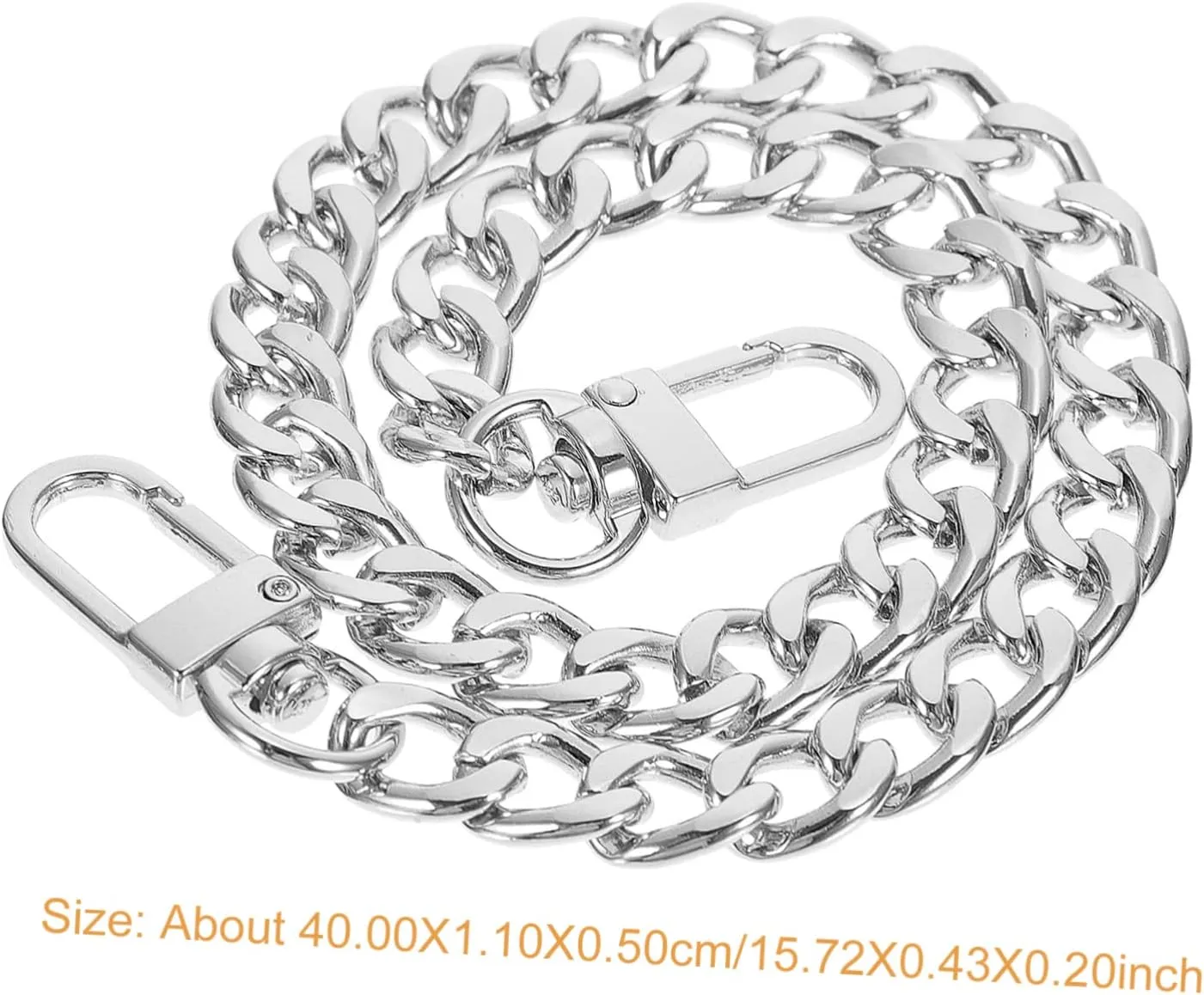 KAILIKETIY Elegant Handbag Chain Metal Alloy 5pcs Bag Shoulder Strap Bag Replacement Chain
