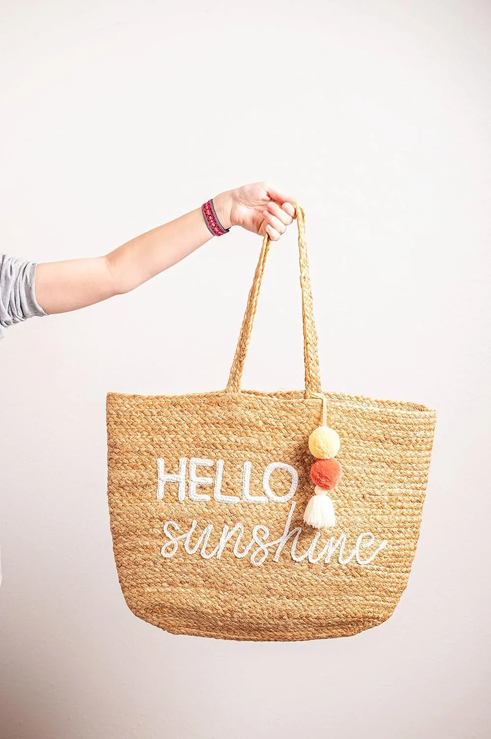 Karma Gifts Jute Beach Tote