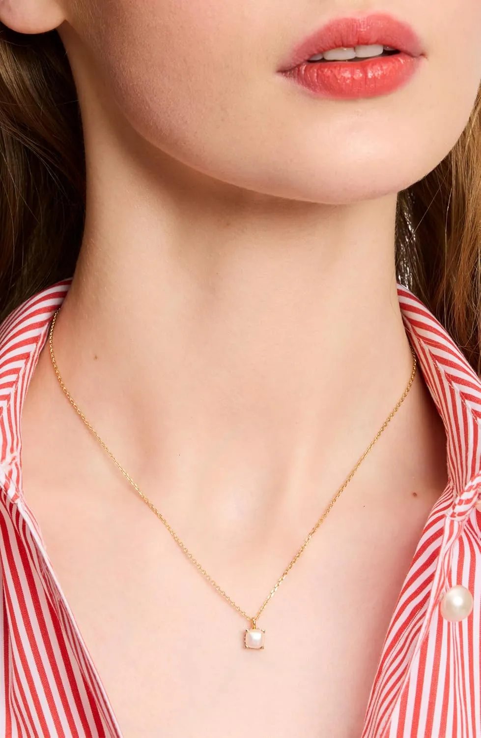 Kate Spade New York Little Luxuries 6mm Square Pendant
