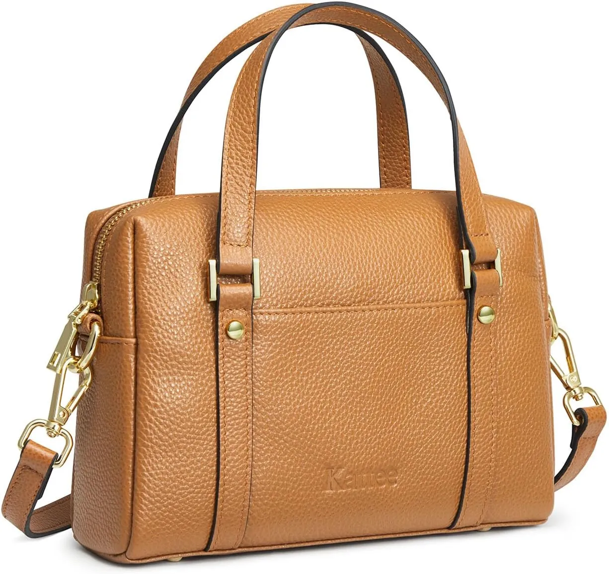 Kattee Small Leather Purses and Handbags for Women, Soft Crossbody Bag Trendy Top Handle Shoulder Bag