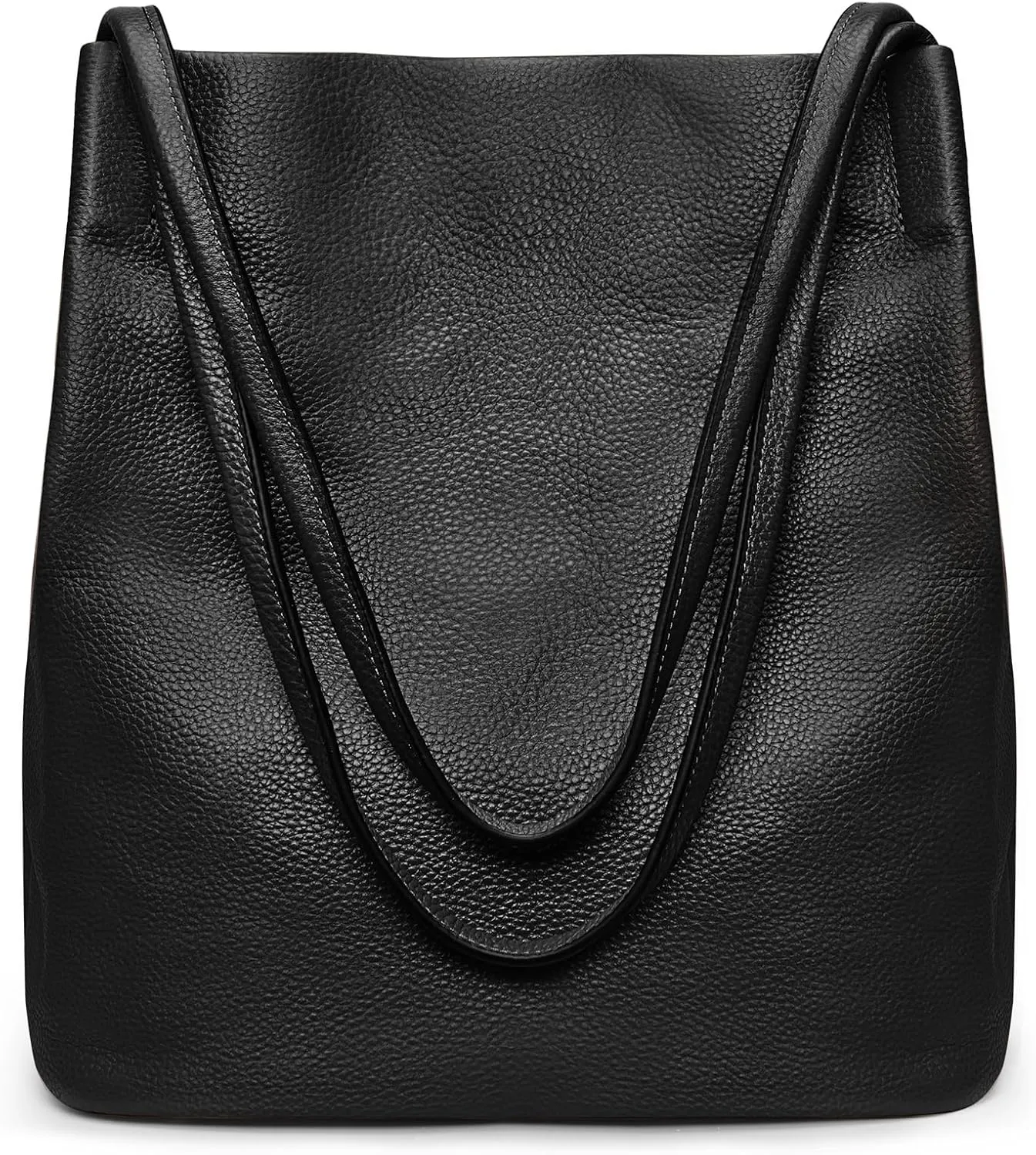 Kattee Women Soft Leather Totes Shoulder Bag Purses and Handbags with Top Magnetic Snap Closure