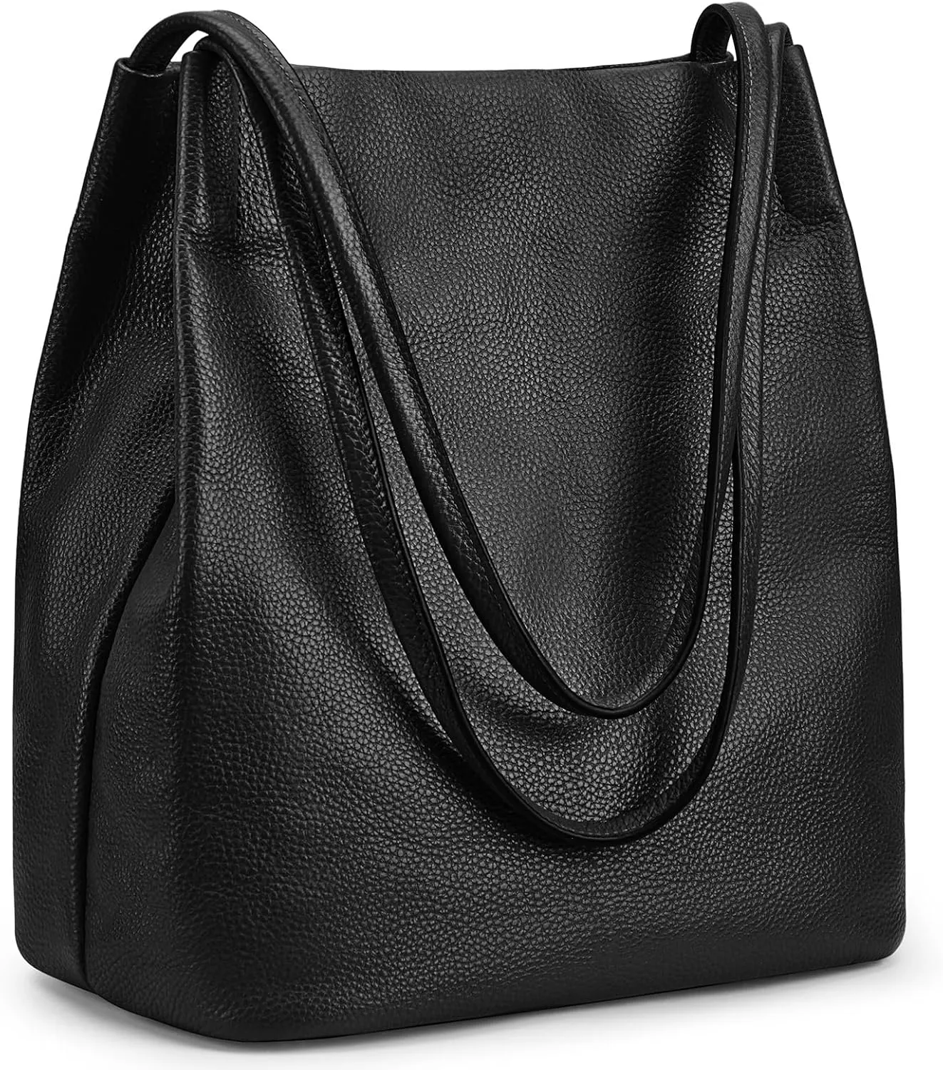 Kattee Women Soft Leather Totes Shoulder Bag Purses and Handbags with Top Magnetic Snap Closure
