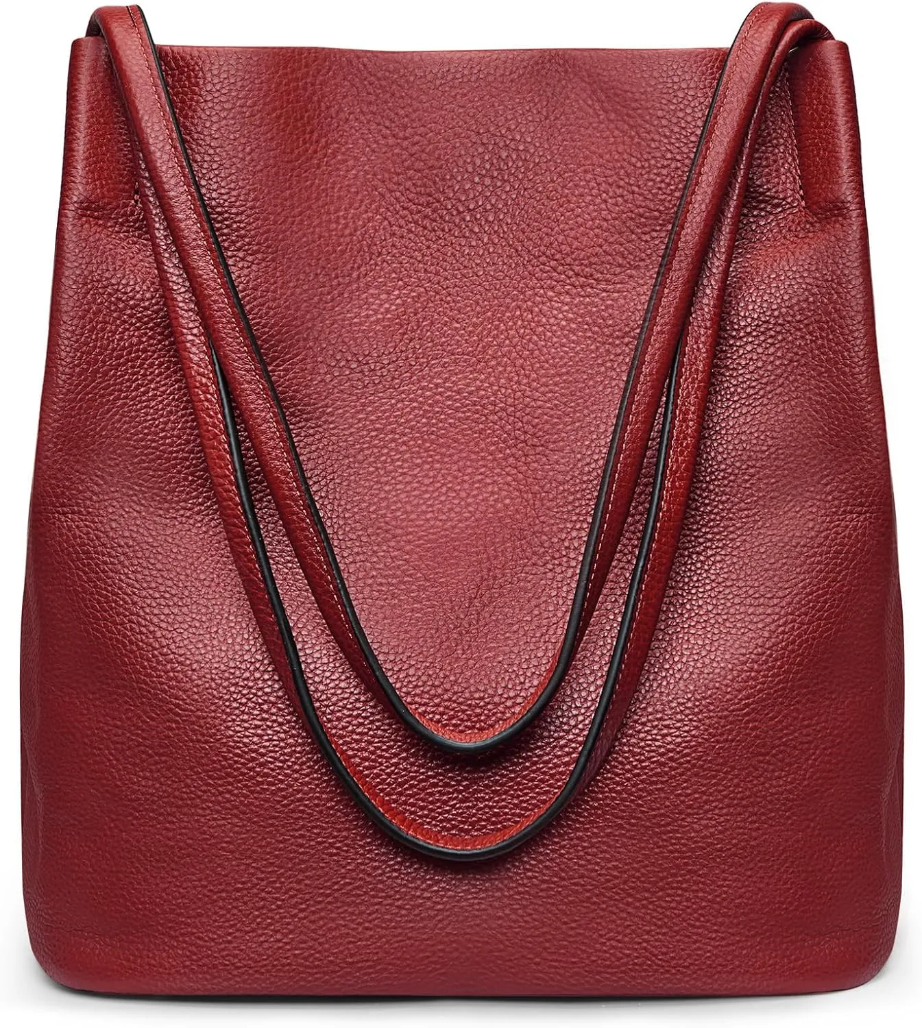 Kattee Women Soft Leather Totes Shoulder Bag Purses and Handbags with Top Magnetic Snap Closure