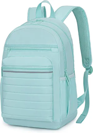 KEOFID Travel Backpack for Women Carry-On, Backpack Purse for Women, Anti-Theft Womens backpacks, School Backpacks for Boys and Girls, Casual Back pack for College, Bookbag(Light Green)